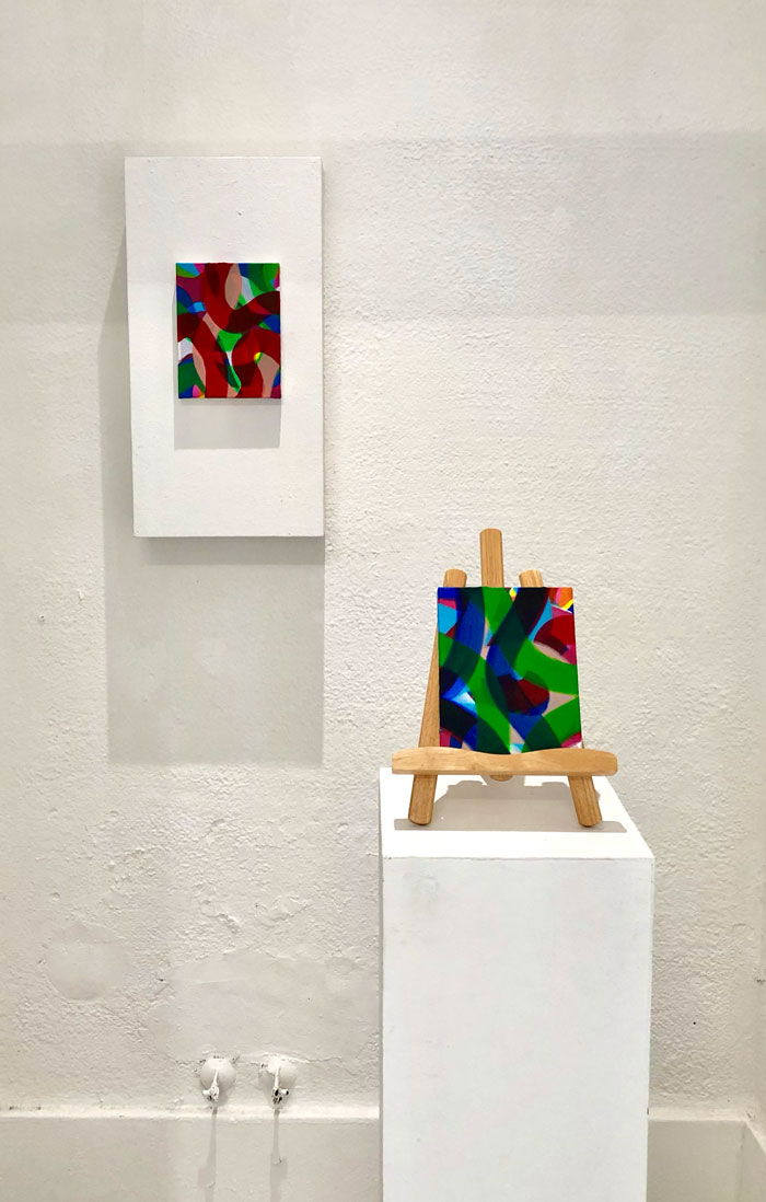 東京の個展で